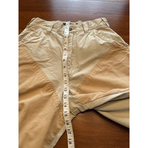 Size 8 Orvis Hunting Pants Double Knee Brushguard Khaki Chino Work - Picture 5 of 15